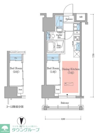 アーバネックス深川住吉IIIの物件間取画像